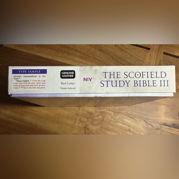 New! Sealed NIV 1984 Scofield Study Bible III - Genuine Leather - Picture 2 of 4